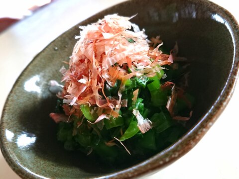 ねばねば栄養満点!つるむらさきのお浸し
